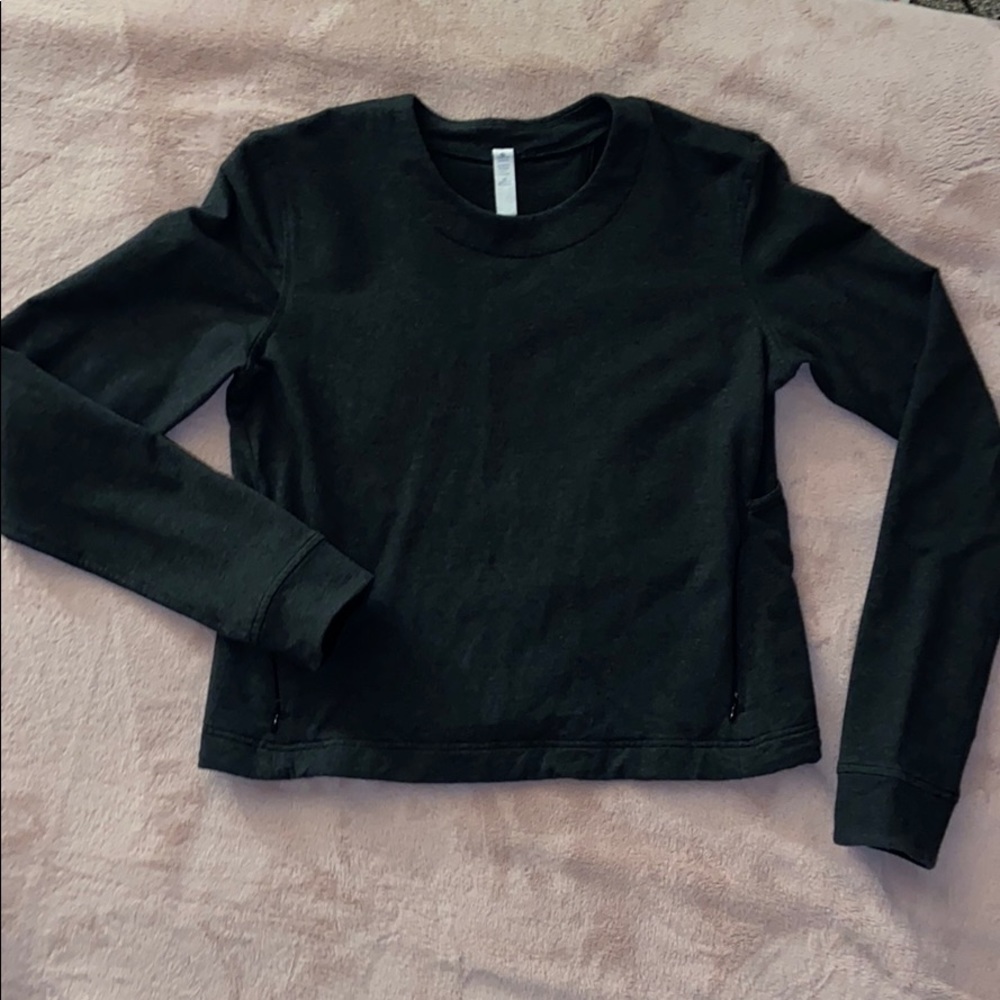 Lululemon grey crew neck sweater